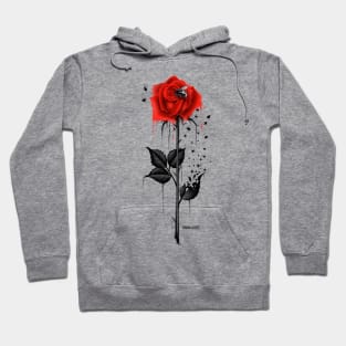 Rose with bees Hoodie